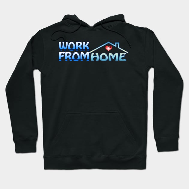 WFH - 10 Hoodie by SanTees